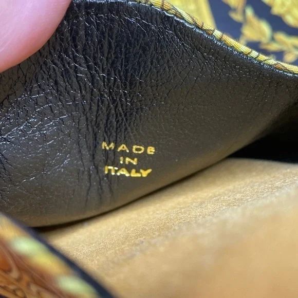Versace Home medusa slippers black gold size 41